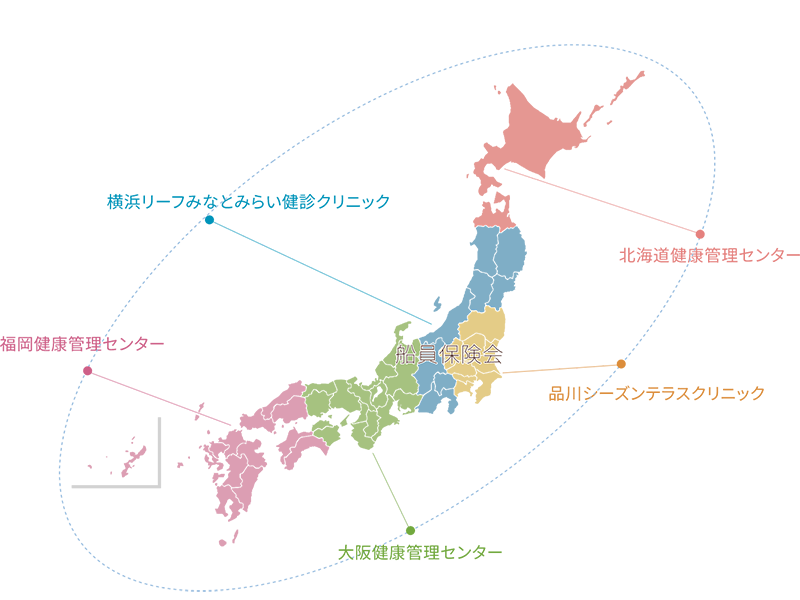 SEMPOSグループの全国ネットワーク