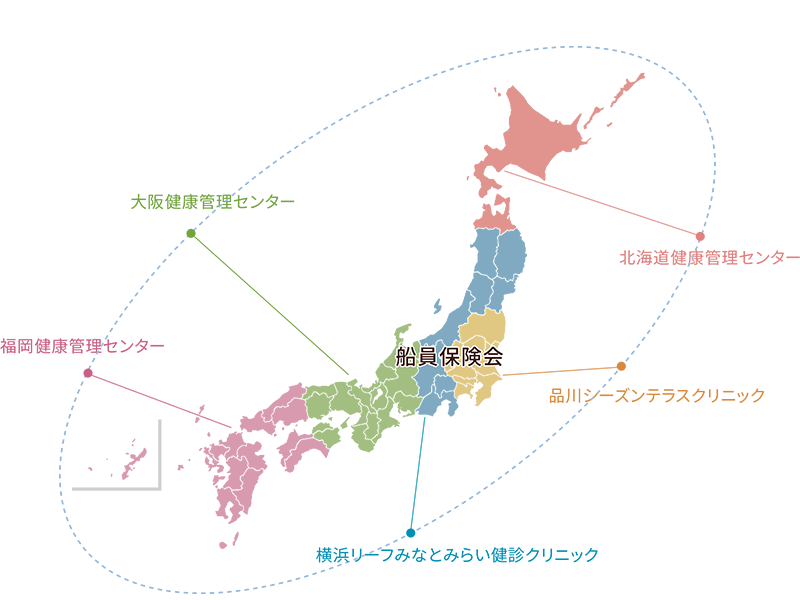 SEMPOSグループの全国ネットワーク