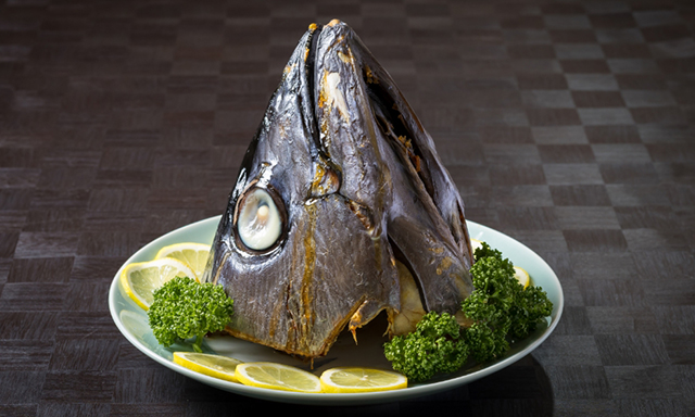 まぐろカブト焼き